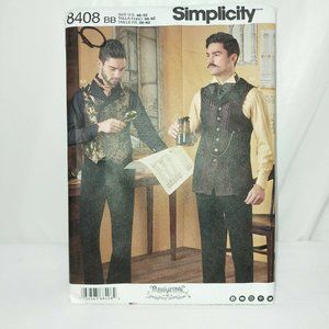 SIMPLICITY SIZE 38-44 mens PATTERN 8408 VICTORIAN